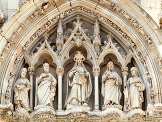 Fototapeta premium The Saint Mark's Basilica is a gothic church in Venice, Italy