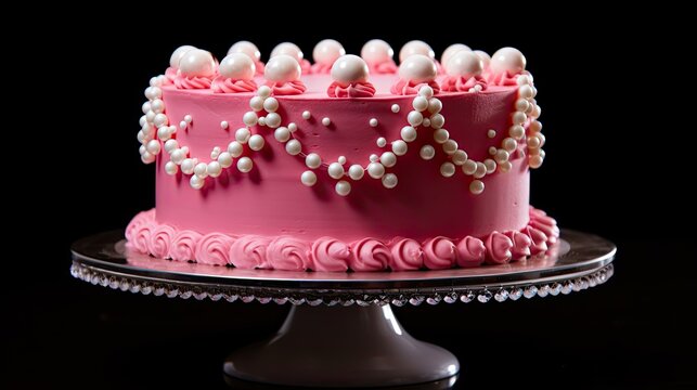 cheese pink cake