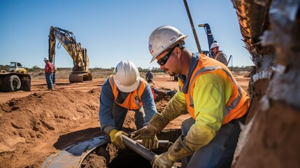 rig oil field workers