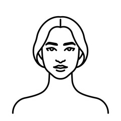 Latin American ethnicity. Portrait young woman.