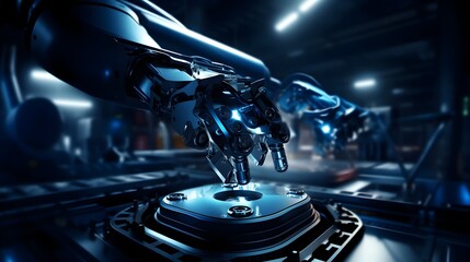 Futuristic Automation Robotics Monitoring and Control in Intelligent Factory