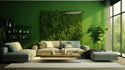 plants green interior wall