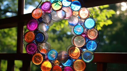 recycled sun catcher