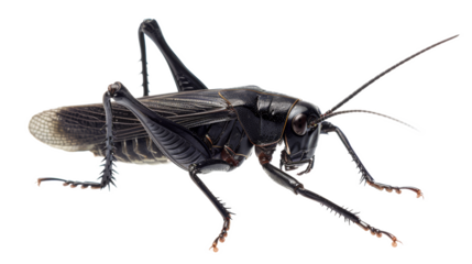 Cricket animal isolated on transparent  background.