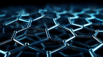 Macroscopic View of Futuristic Nanotechnology Hexagonal Structure