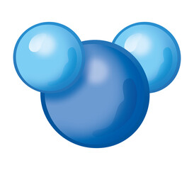 水の分子模型