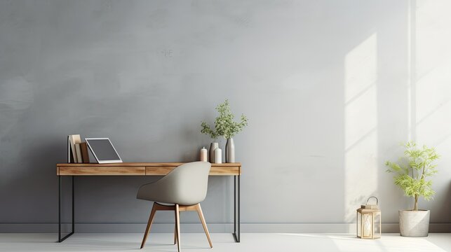 design grey home office