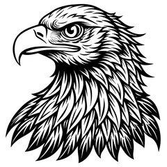 American eagle in flight Silhouette Graphics Vector Illustration, eagle Line Art,eagle Svg t shirts Design, Laser Cut File Cricut, Paper Cut and Printing, eagle face Svg, Easter For Kids Bundle