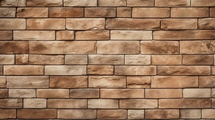 authentic light brown brick wall