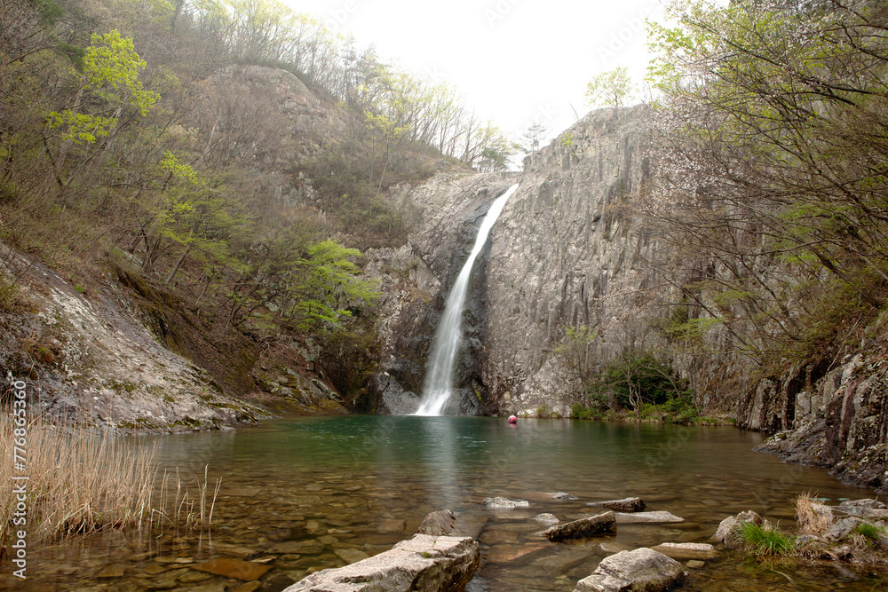 Canvas Prints waterfall in the mountains