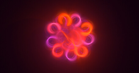 3D manual rendering abstract round hole light background. Its not AI Generatd illustration.