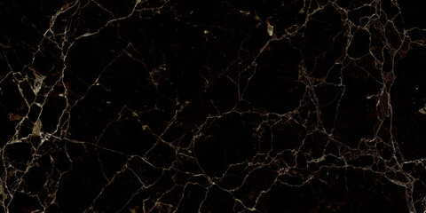 Marble, Gold, Texture, Black marble background with yellow veins. natural marble texture, dark brown marble background - obrazy, fototapety, plakaty
