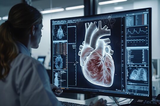 Heart Imaging Breakthroughs Xray Innovations  Depict the future of heart imaging with Xray technologies that push the boundaries of clarity and detail ,3d , ultra clear details, hyper resolution