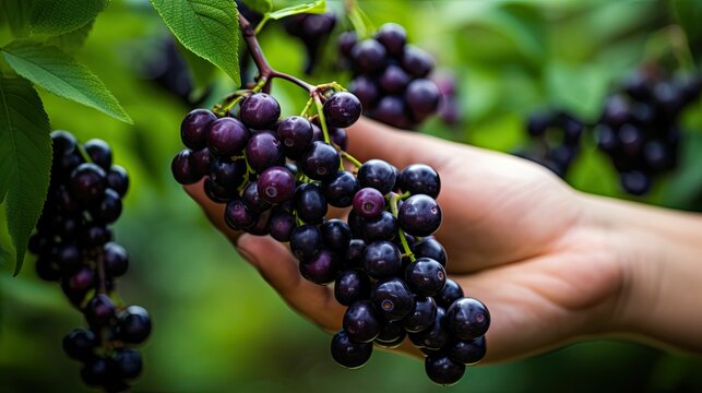 mulberry purple berries