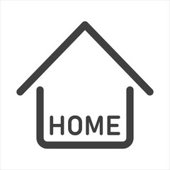 house icon on white isolate
