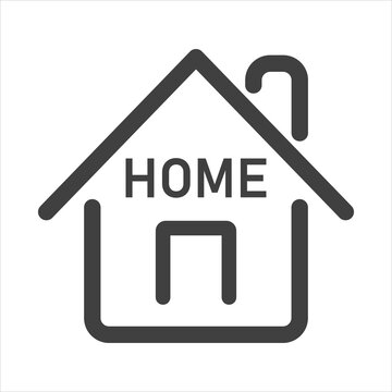 house icon on white isolate