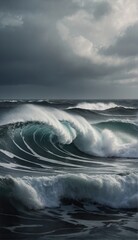 A huge tsunami wave will soon hit the shore