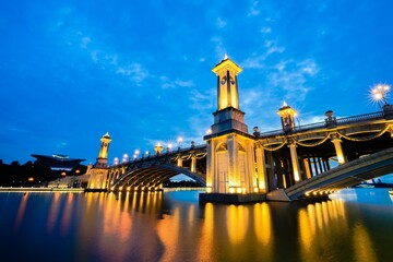 Malaysia Putrajaya Seri Gemilang Bridge