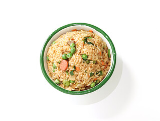 A bowl of Chinese fried rice