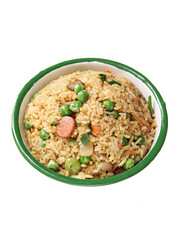 A bowl of Chinese fried rice