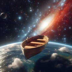 Finally someone put a rowboat in space