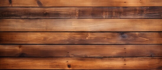 Fototapeta premium Weathered wooden wall showing numerous rustic timber planks in close-up detail