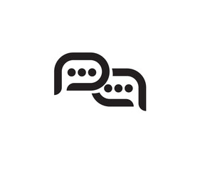 speech bubble icon on white background
