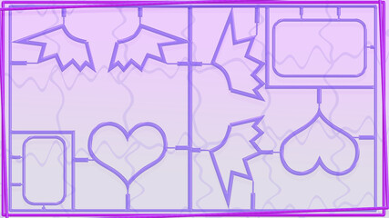 background, cute, poster, plastic model, stylish, colorful, pop