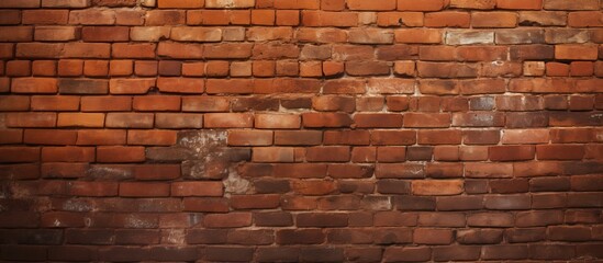 Detail view of a solid brick wall featuring a small window, adding a touch of character and charm to the architectural structure