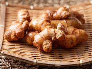 Fresh ginger, food ingredients