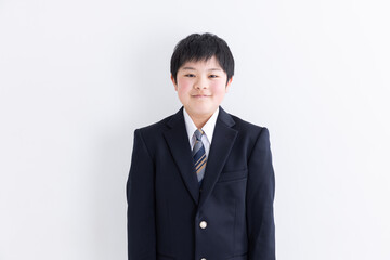 笑顔の男子中学生　junior high school boy