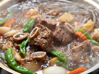 galbijjim, Braised Spicy Short Ribs	