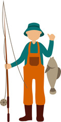 Fisherman Illustration