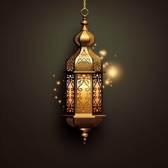 Eid mubarak and ramadan kareem greetings with islamic lantern and mosque. Eid al fitr background