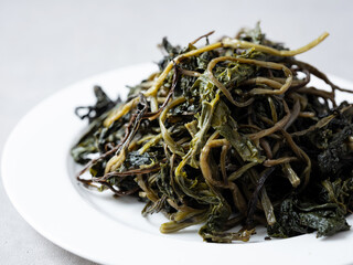 Seasoned Thistle  on a plate