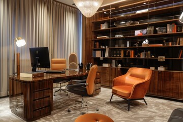 Modern office. The Office of the modern and stylish, elegant feel