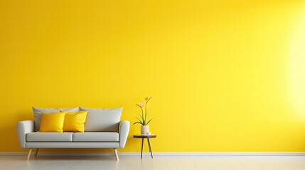 yellow blurred interior wall painted