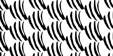 Seamless Pattern Abstract Hand Drawn Background with shapes