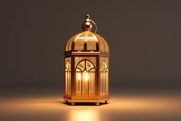 Eid mubarak and ramadan kareem greetings with islamic lantern and mosque. Eid al fitr background