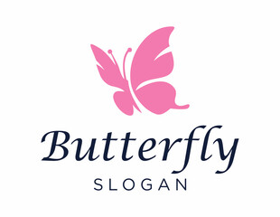 Logo design about Butterfly on a white background. made using the CorelDraw application.