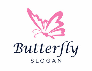 Logo design about Butterfly on a white background. made using the CorelDraw application.