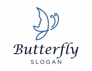 Logo design about Butterfly on a white background. made using the CorelDraw application.