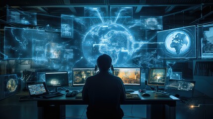 monitors technology at work