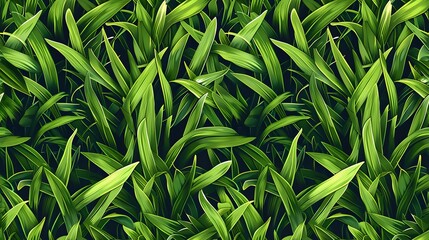 Natural Beauty: Texture of Lush Green Grass AI Image