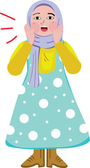 Hijab Girl Shouted
