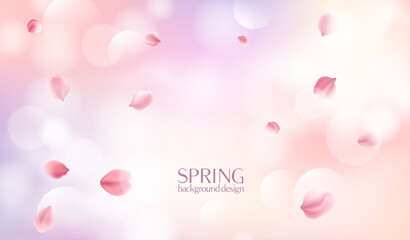 Spring season style background design.