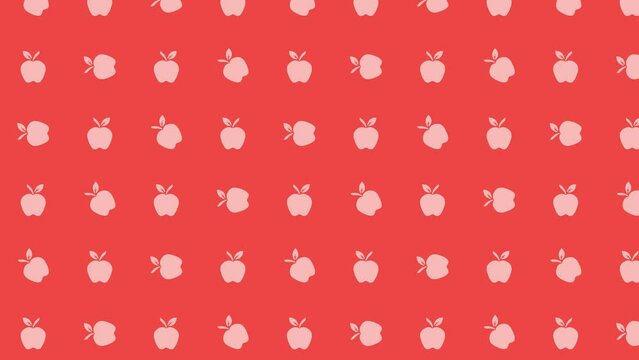 animated image of an apple as a video background