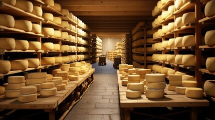 room traditional cheese production