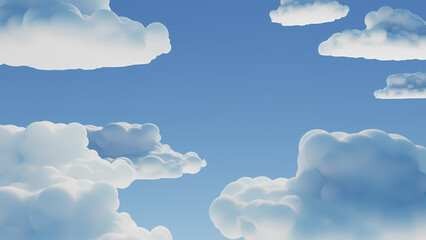 綺麗な雲 - obrazy, fototapety, plakaty