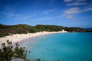 Horseshoe bay view by sunny noon, Bermuda